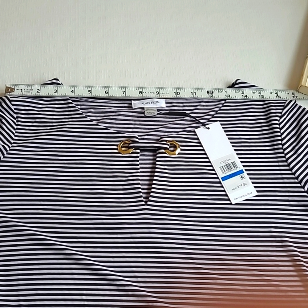 Calvin Klein Long Sleeve  Top - Picture 6 of 12